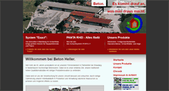 Desktop Screenshot of beton-heller.de